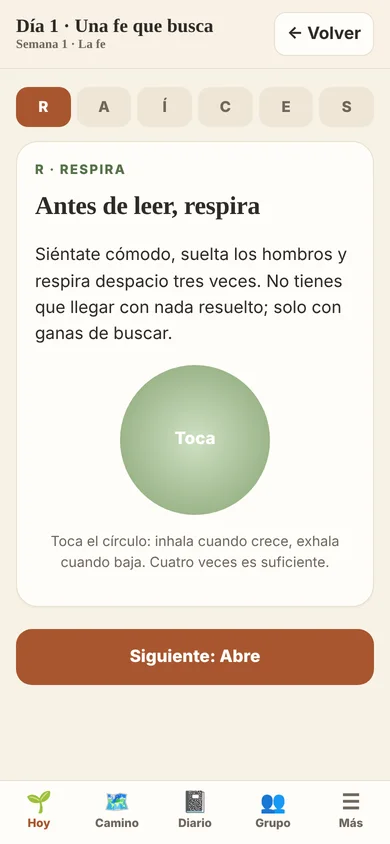 Paso Respira de Raíces